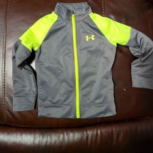 EUC Boys Toddler Size 5T Under Armour ZIP Jacket Fall
